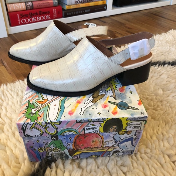 NWT Jeffrey Campbell Fraser Slingback Mules - Picture 5 of 8